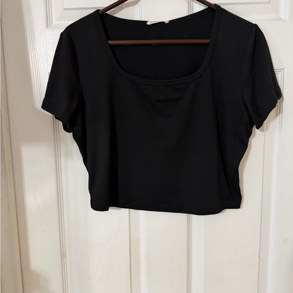 Elegant Black Crop Top for Women
